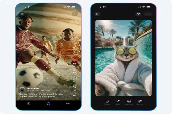 Nhân Vật Bông Dễ Thương và Ảnh Selfie Ai Cập: Meta Ra Mắt Feed Video AI "Vibes"